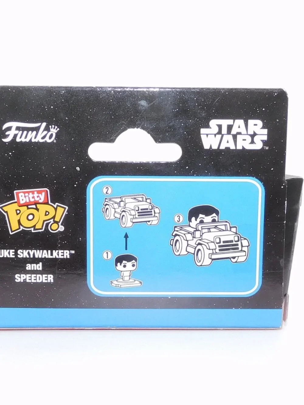 Funko Bitty Pop Star Wars 6 Piece Luke Skywalker Han Solo Princess Leia Yoda NEW